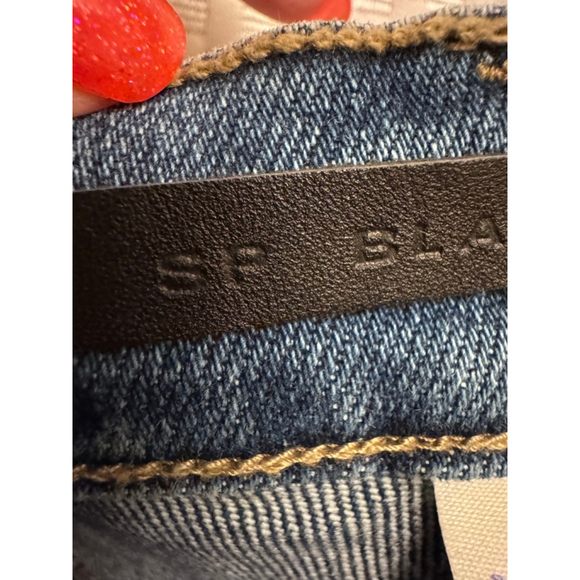 SP Black Label Blue Denim Mini Skirt Size S - Picture 3 of 12